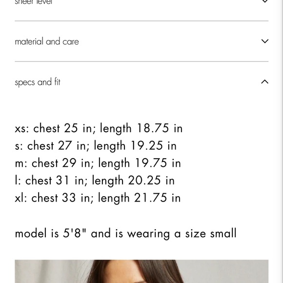 Women’s Perfectwhitetee Structures Ribbed V-Neck Tee in Sugar Maria Size XS NWT - Picture 8 of 9